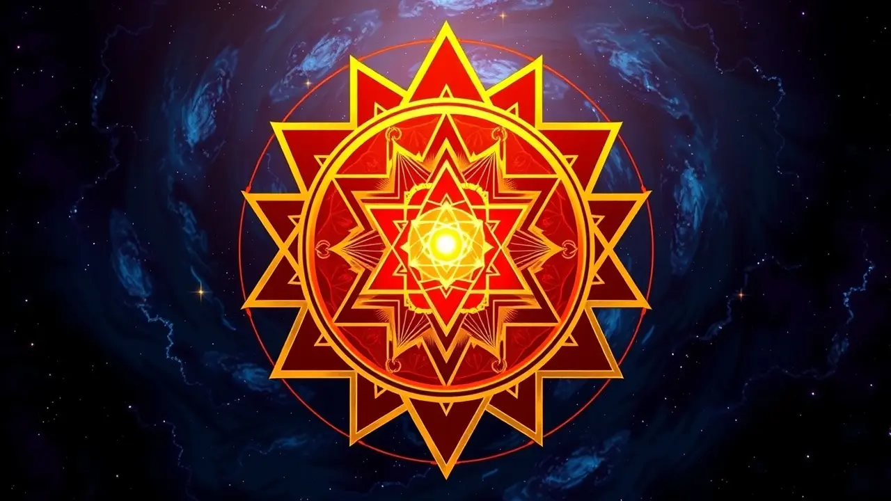 Sonhar com Sri Yantra: Descubra os Significados Ocultos Sri Yantra em sonho simboliza crescimento espiritual