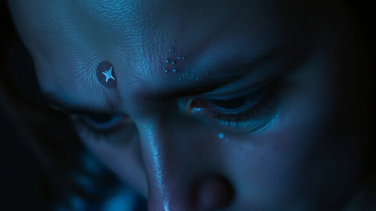 Testa suada em sonho