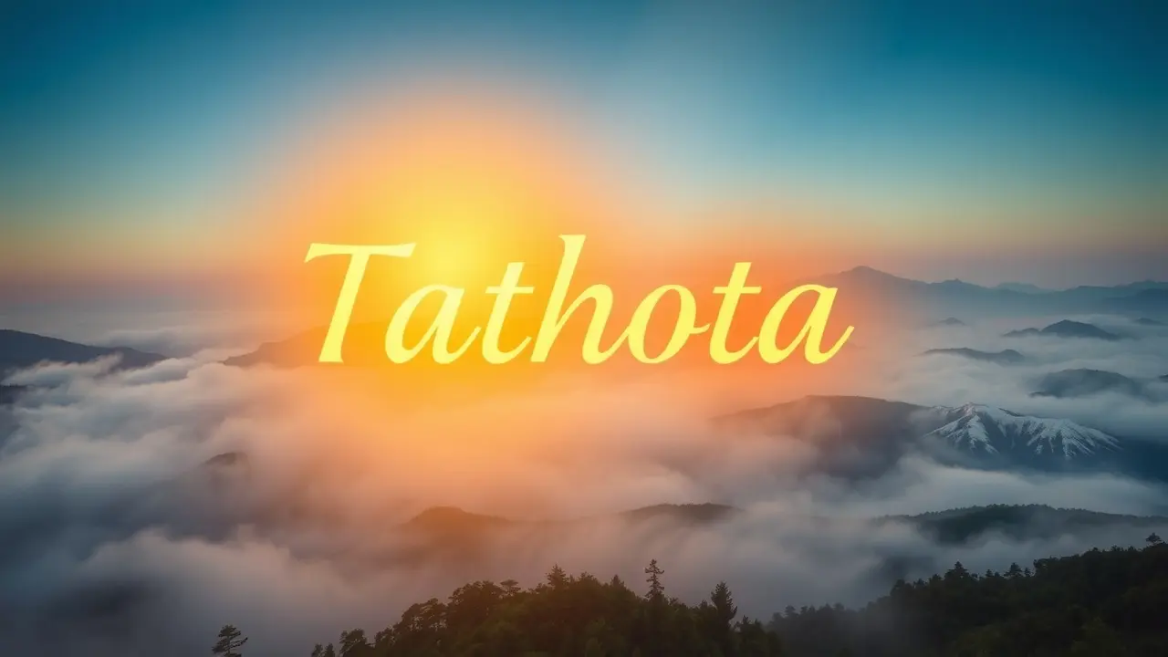Tathata iluminada em sonho: paz e iluminação.