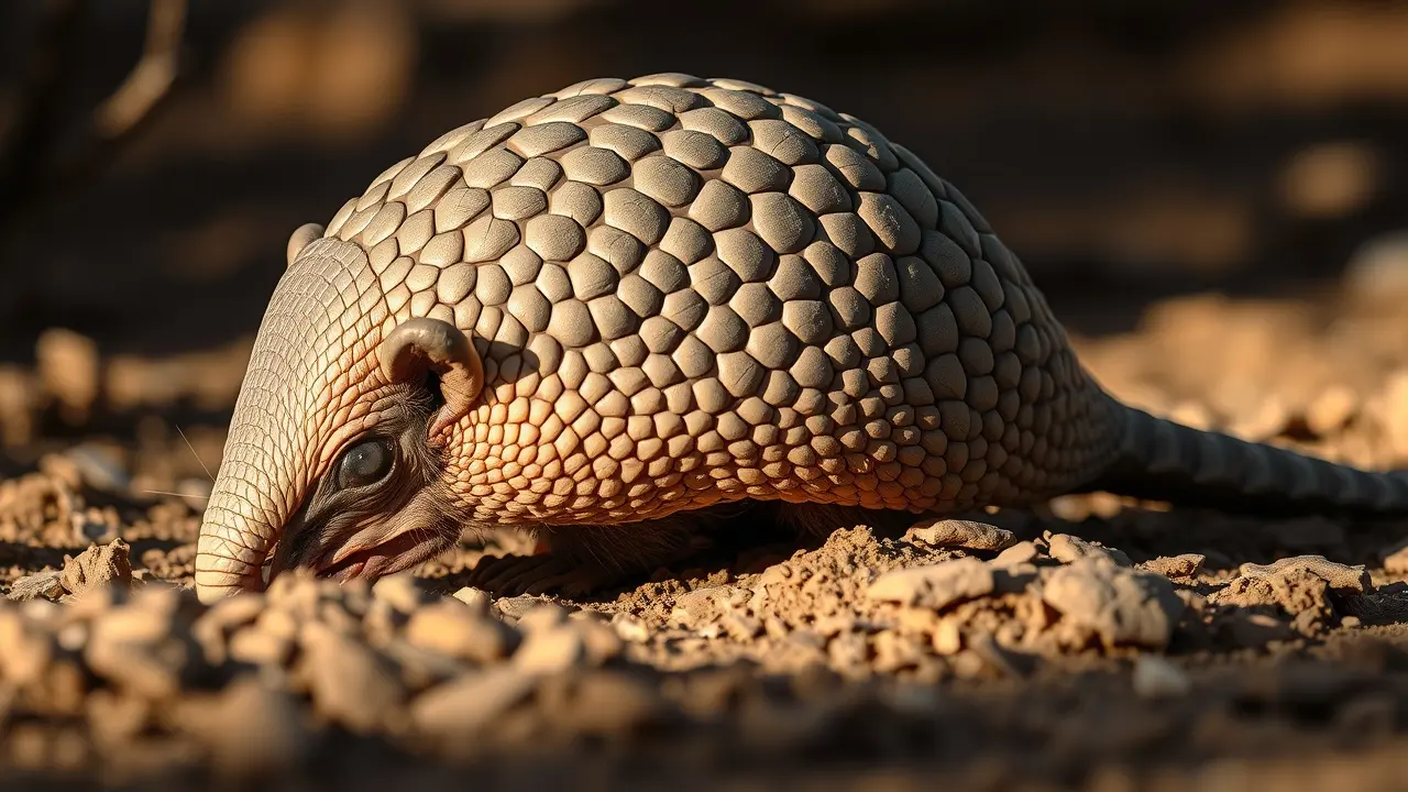 Significado de Sonhar com Tatu: Desvende os Mistérios! Tatu marrom cavando.