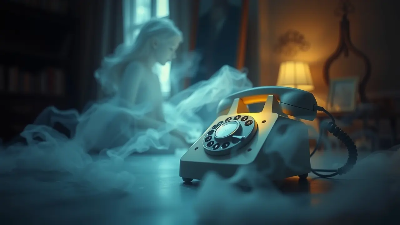 Sonho com telefone antigo e misterioso.