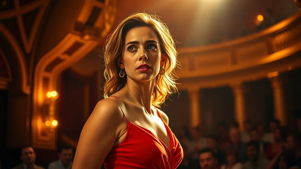 Sonho com Tereza Rachel no teatro