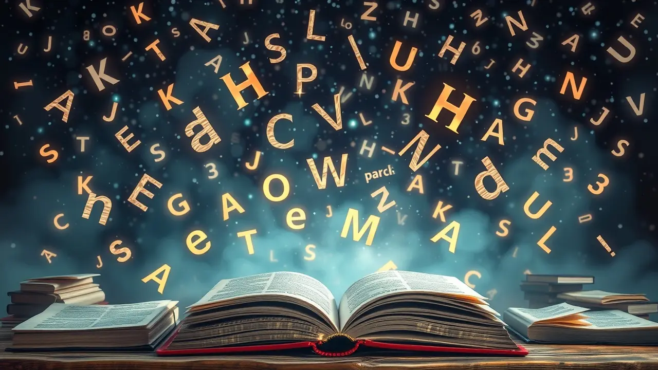 Sonho com texto e letras flutuantes