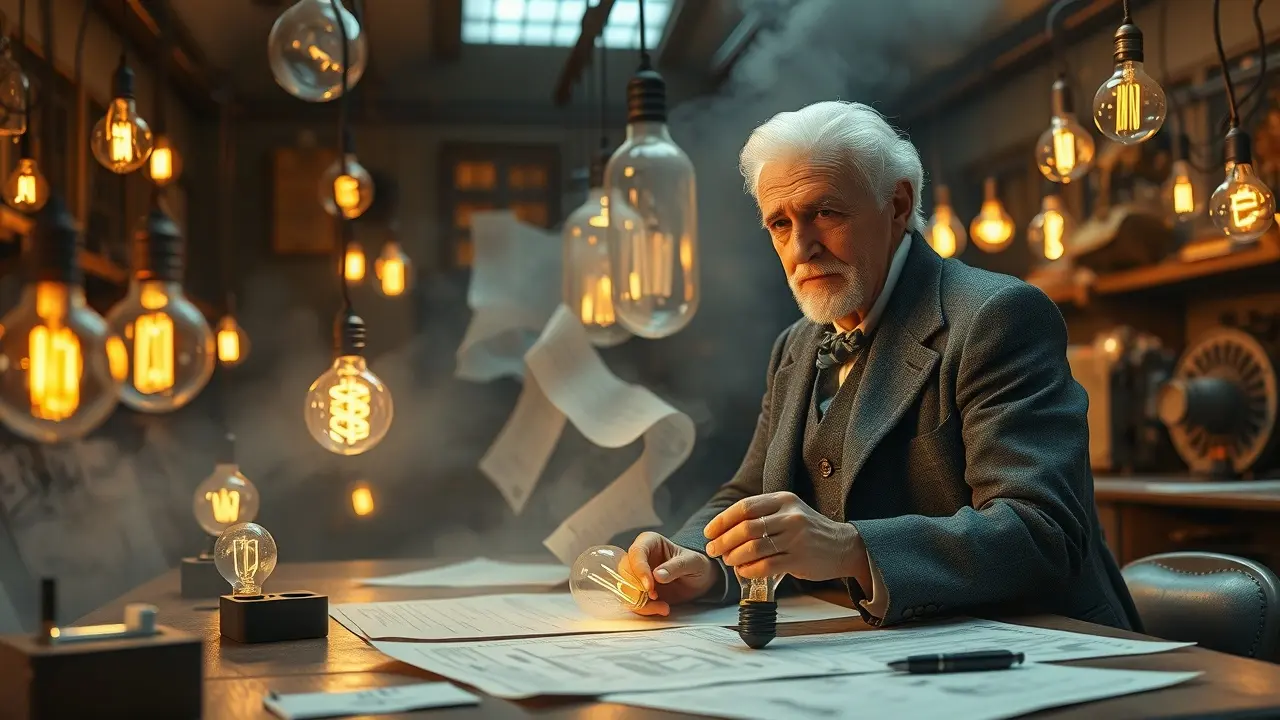 Significado de Sonhar com Thomas Edison: Desvende os Segredos da Inovação Sonho com Thomas Edison: Inovação e Criatividade