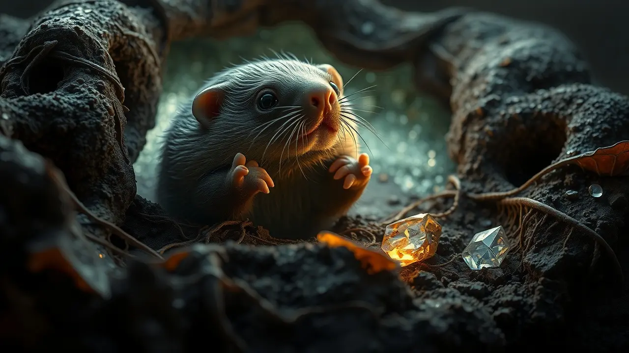 Sonhar com Toupeira: Desvende os Significados Ocultos! Toupeira saindo da terra em sonho