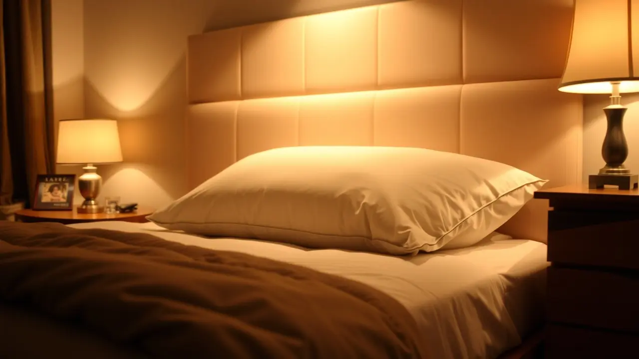 Sonhar com Travesseiro: Descubra os Significados e Interpretações Um travesseiro branco e macio em uma cama convidativa.