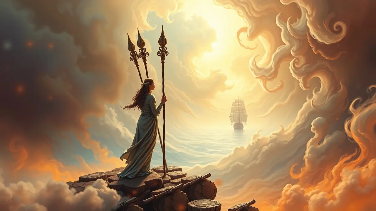 Sonho com Três de Paus