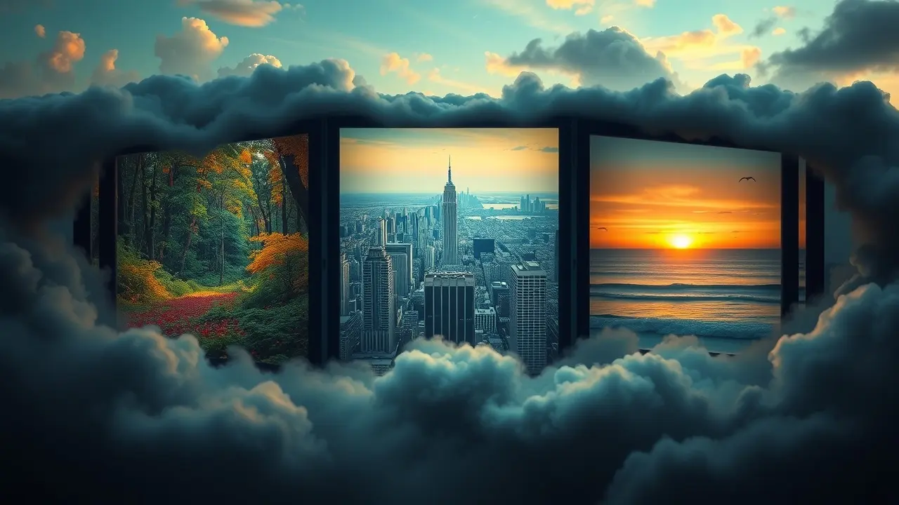 Sonhar com Tríptico: Desvende os Significados e Simbolismos Sonho com tríptico representando diferentes aspectos da vida