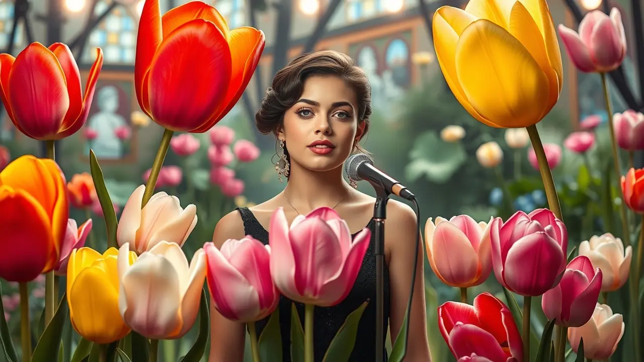 Sonhar com Tulipa Ruiz: Desvende os Significados Ocultos Sonho com Tulipa Ruiz e tulipas coloridas.