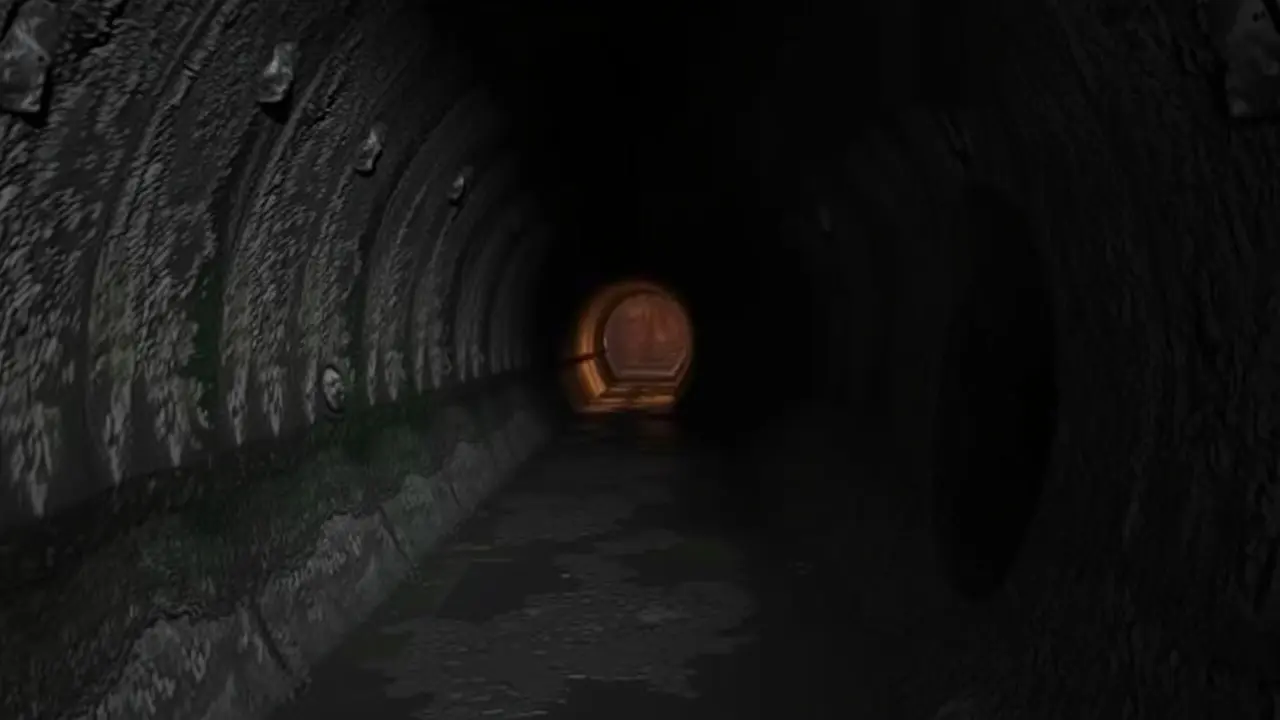 Sonhar com Túnel: Descubra o Significado e as Interpretações Visão de um longo túnel escuro com luz ao final