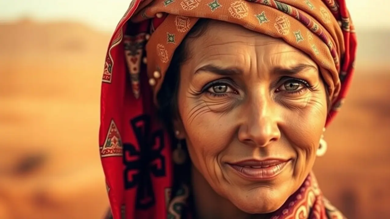 Sonhar com Turbante: Descubra os Significados e Simbolismos Ocultos Mulher sorrindo usando turbante colorido