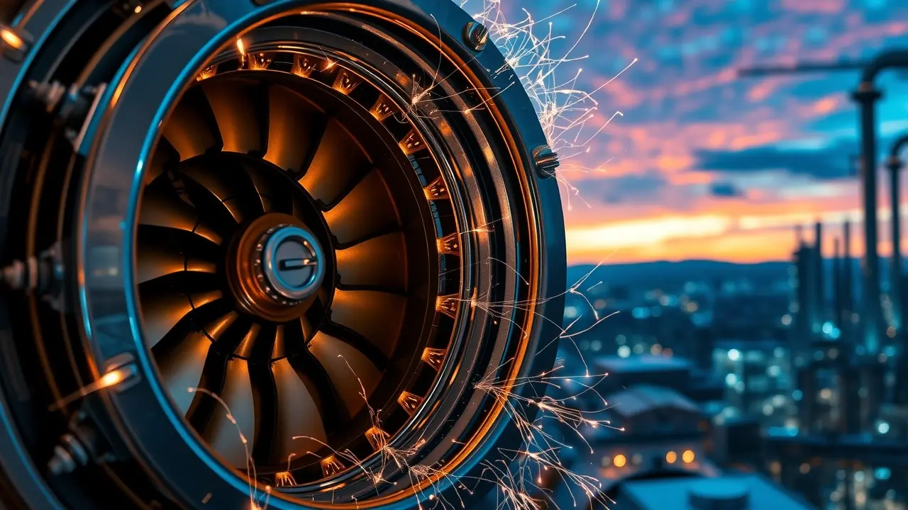 Sonho com turbina: energia e ambição