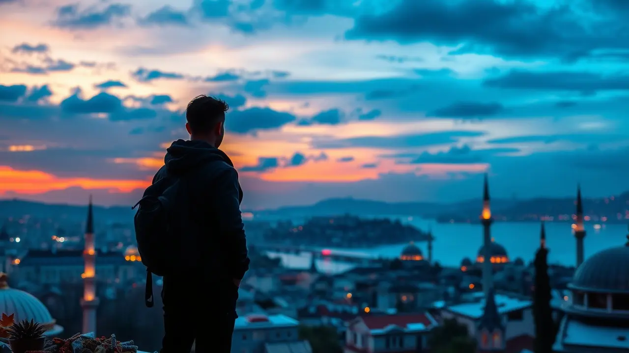 Sonho com um viajante na Turquia