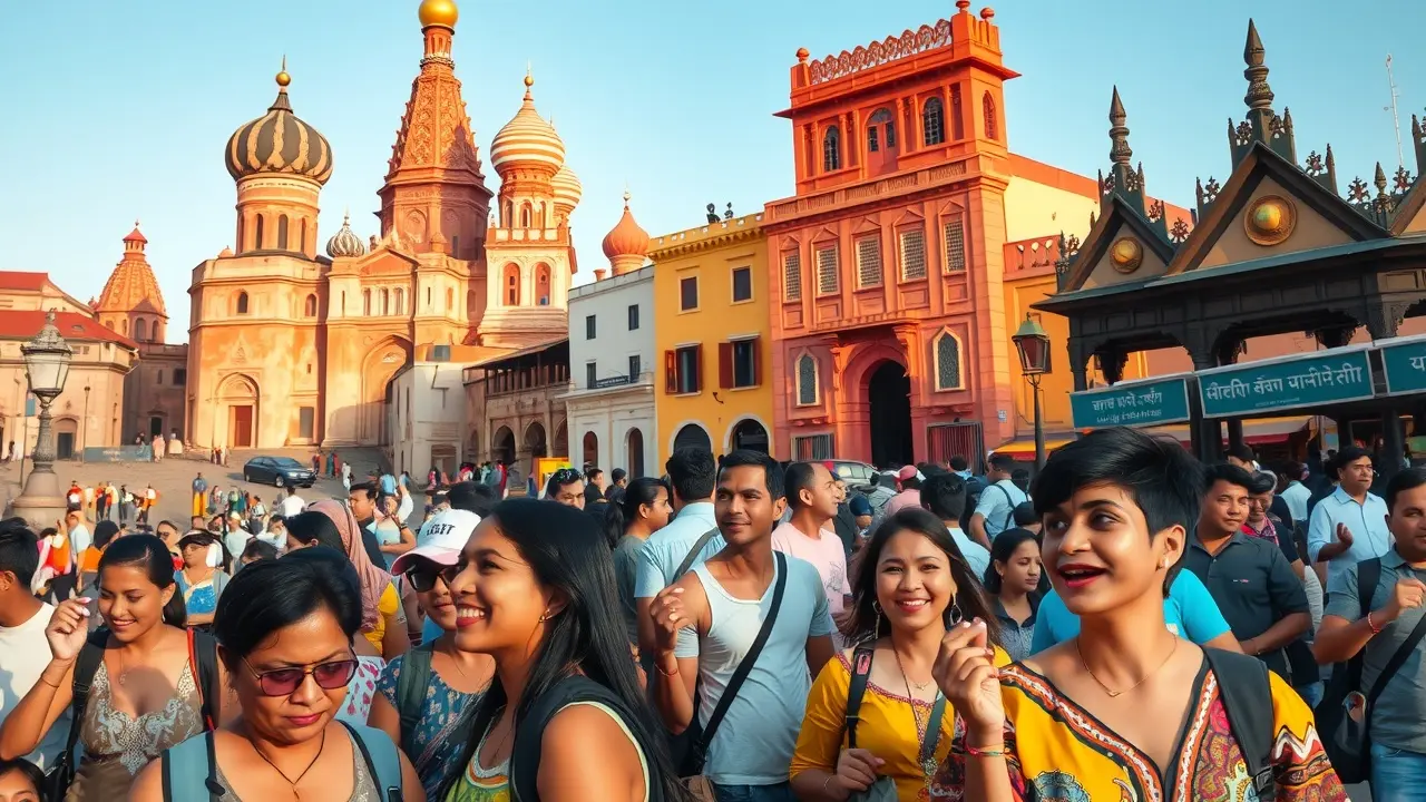 Significado de Sonhar com Turista: Descubra as Mensagens Ocultas Turistas explorando um local histórico