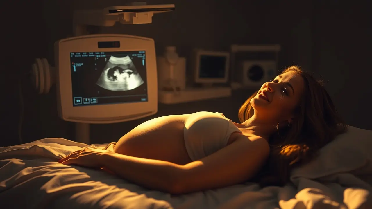 Sonhar com Ultrassom: Descubra os Significados Ocultos Mulher grávida sorrindo para o ultrassom