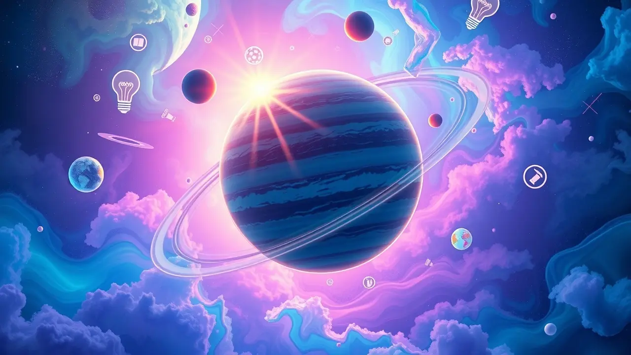 Sonho com o planeta Urano.