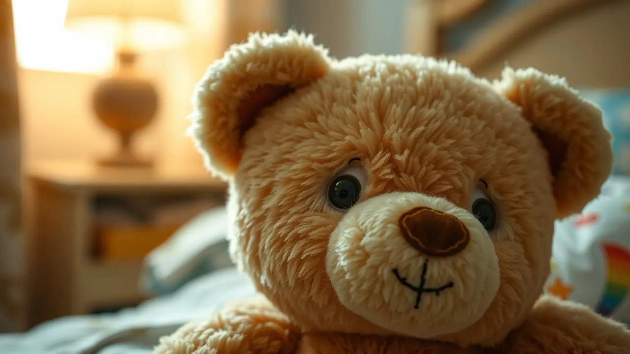 Ursinho de pelúcia macio e convidativo