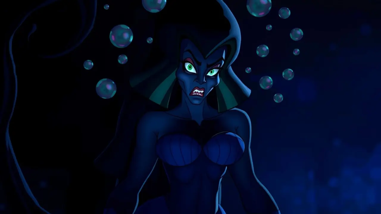 Úrsula em sua caverna escura