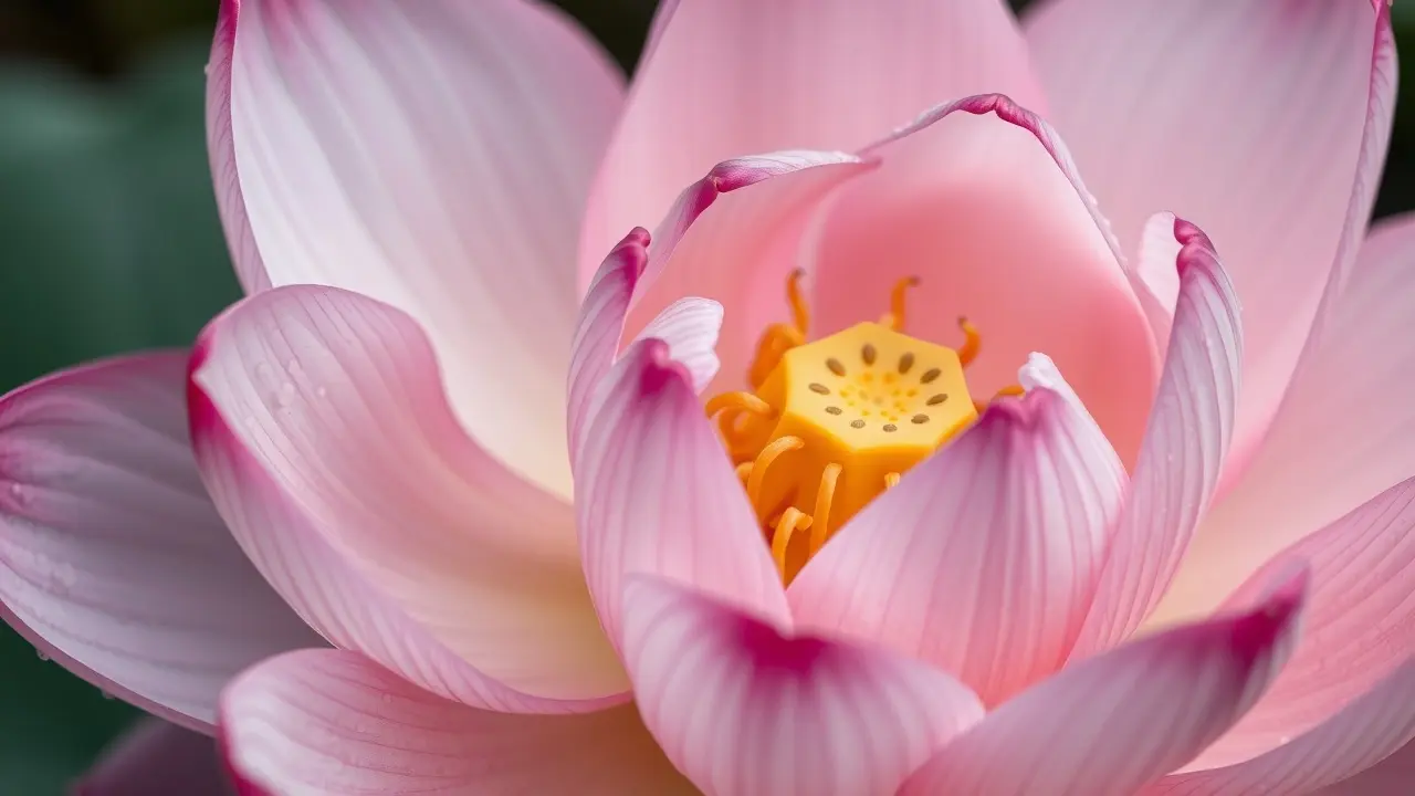 Flor de lótus representando a feminilidade e a criação