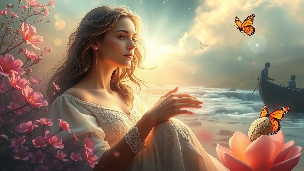 Significado de Sonhar com Valdirene: Desvende os Mistérios do Seu Subconsciente Mulher em sonho com elementos de crescimento pessoal.