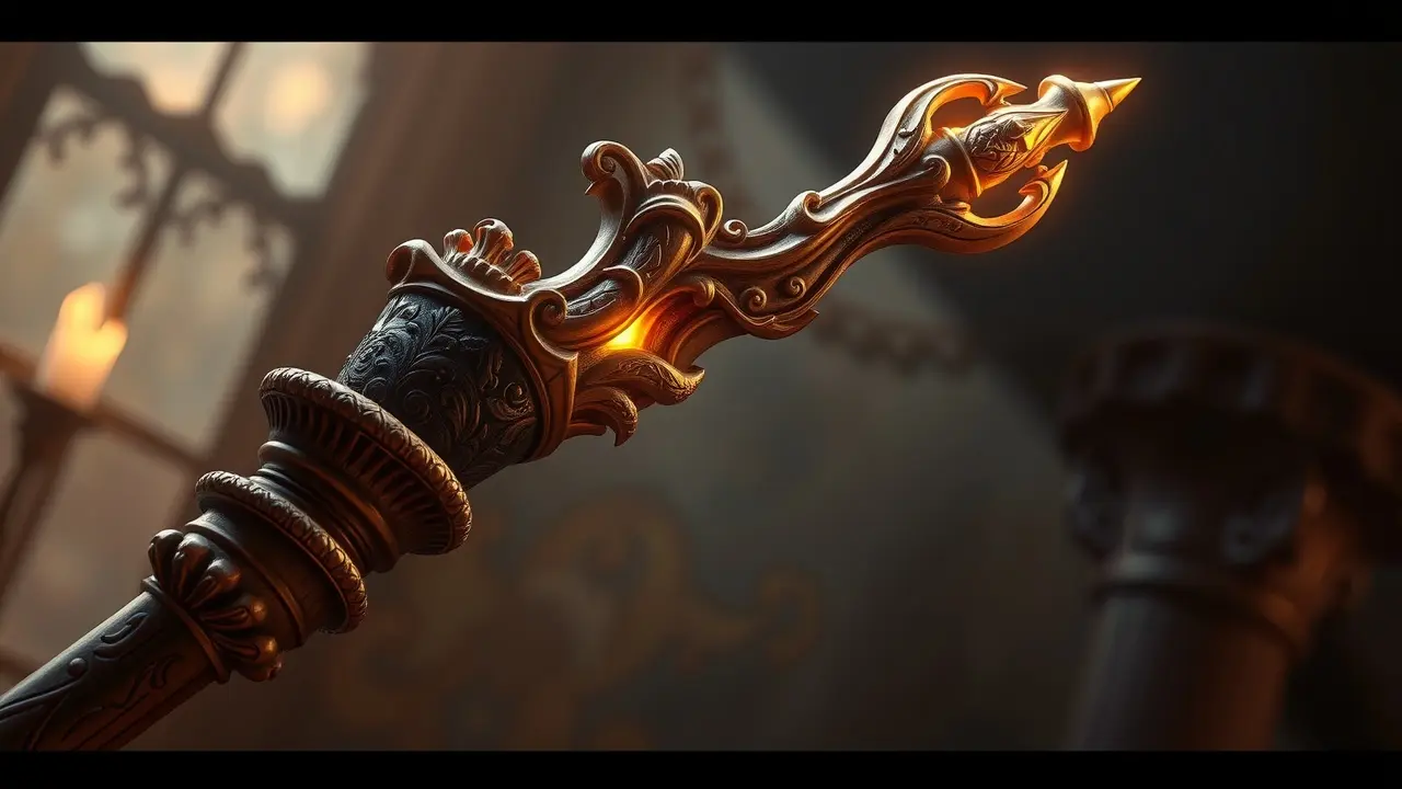 Varão simbolizando poder e direção