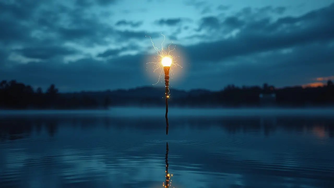 Sonho com vareta mágica brilhante