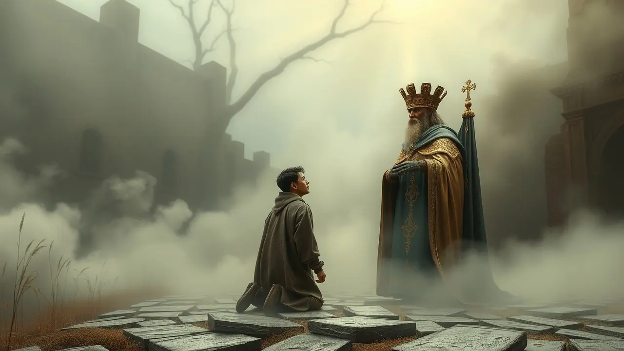 Sonhar com Vassalagem: Desvendando o Significado e as Implicações Representação simbólica de vassalagem em sonho.