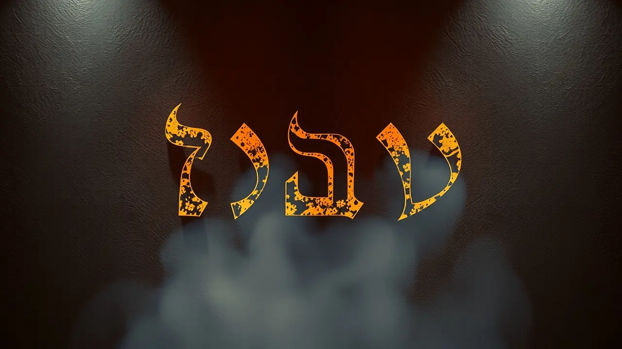 Sonhar com Vav: Desvende os Mistérios e Significados Ocultos Pergaminho com letra hebraica Vav