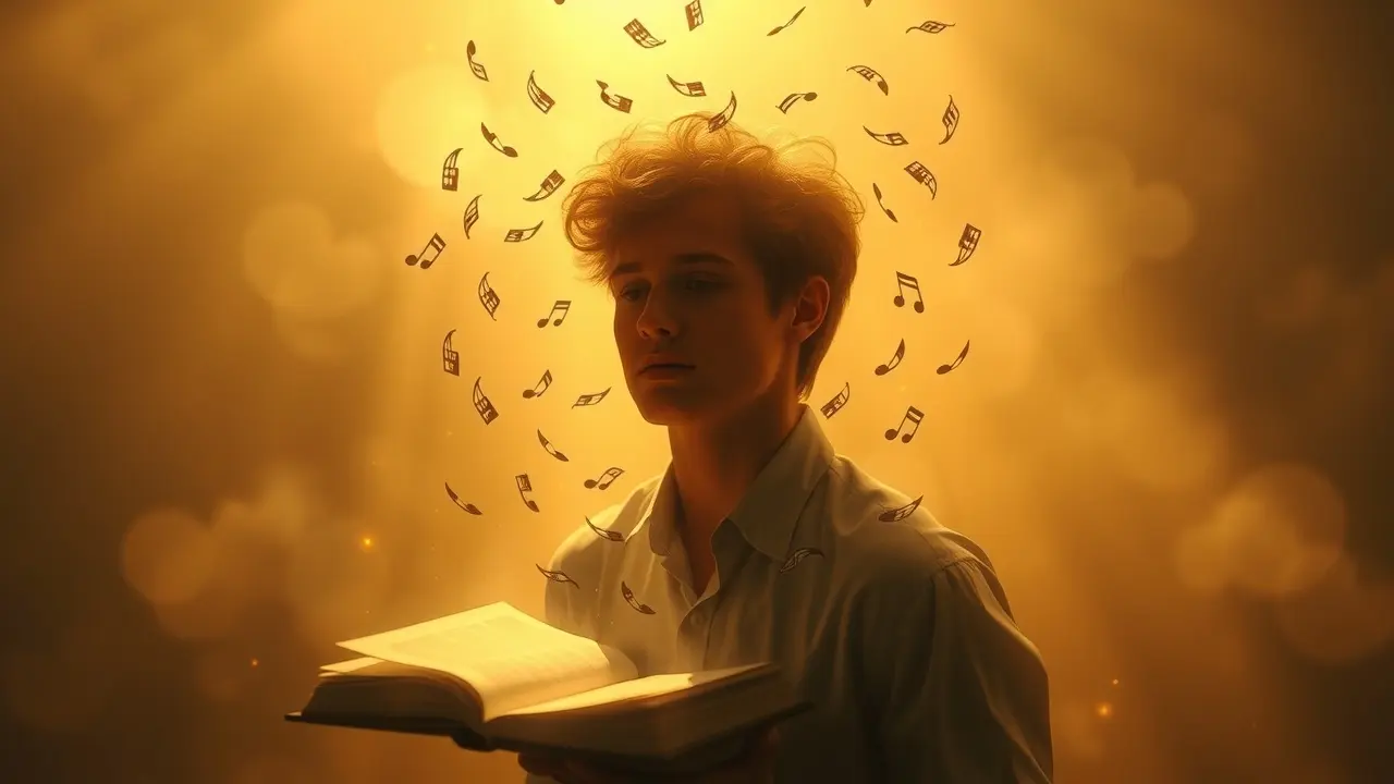 Sonhar com Versificação: Decifre os Significados Ocultos Ilustração de sonho com versificação