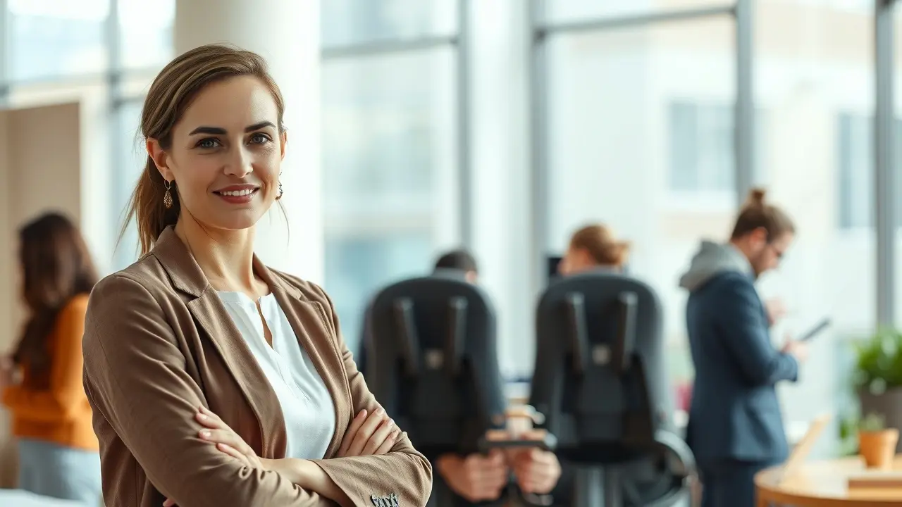 Pessoa em segundo plano apoiando líder, simbolizando vice-liderança.