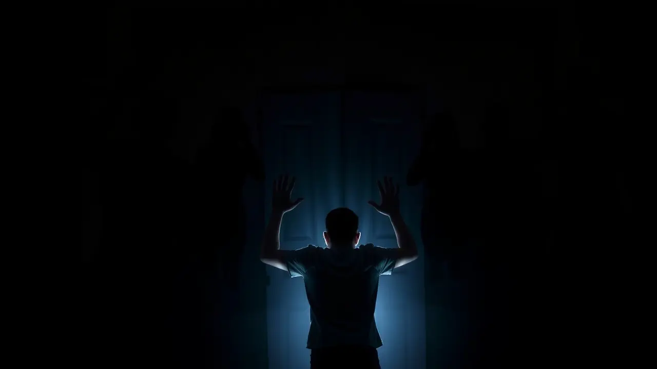 Sonhar com Vício: Descubra o Significado e Interpretações Pessoa lutando contra sombras do vício.