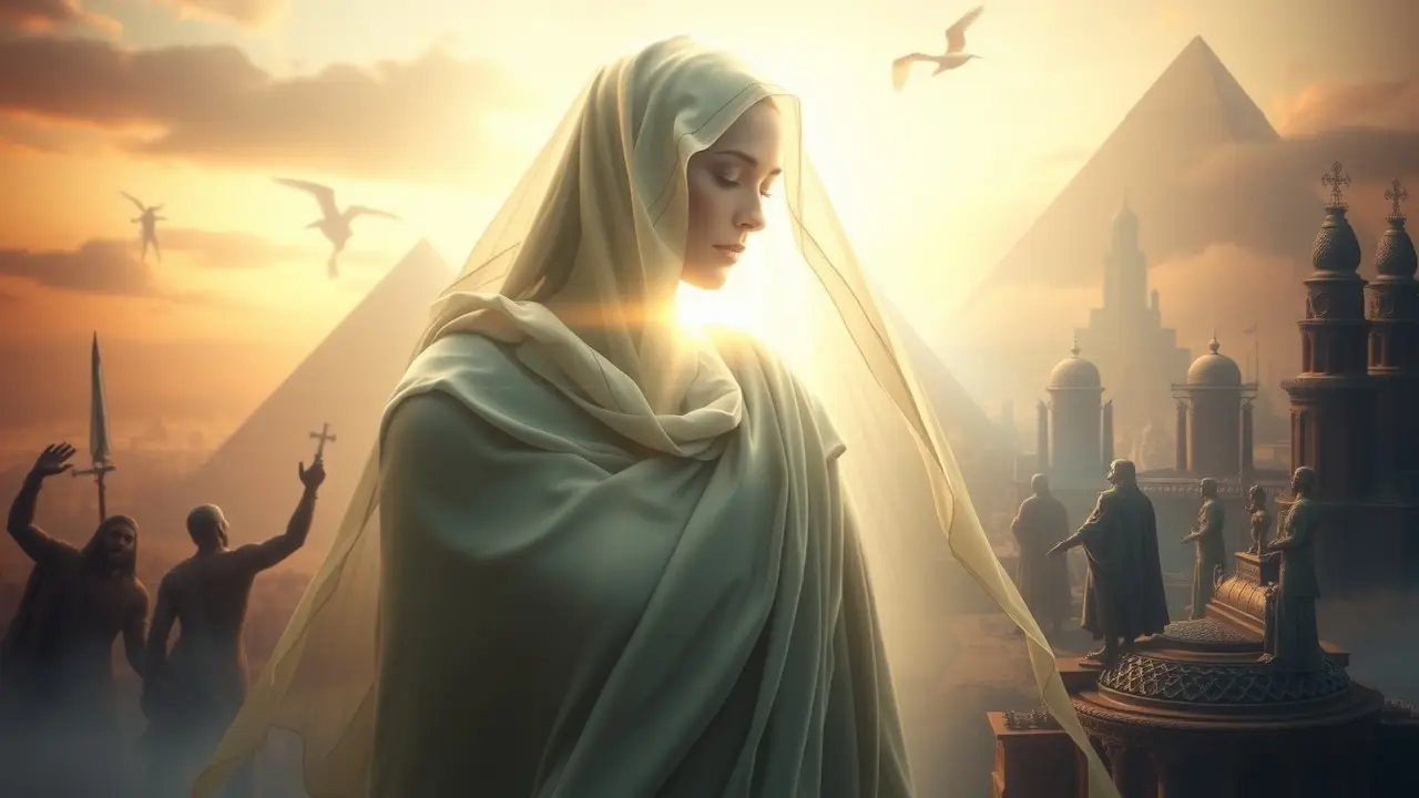 Mulher lembrando de vidas passadas em sonho