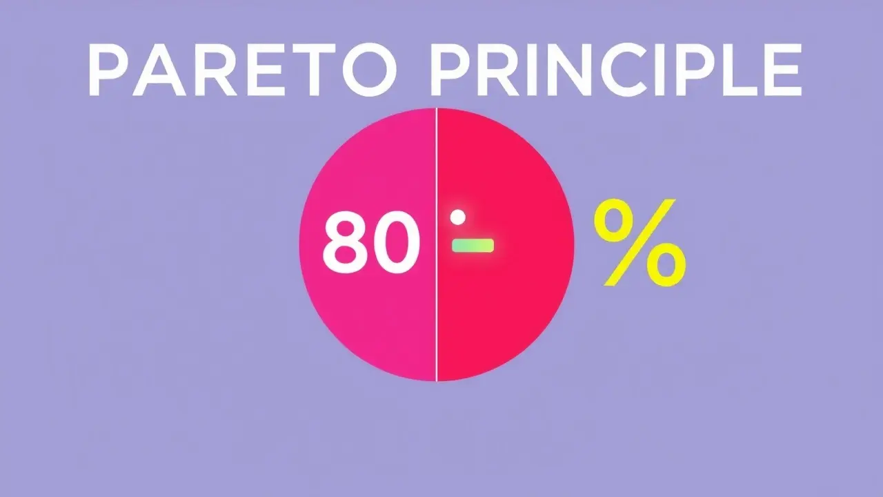 Sonhar com Vilfredo Pareto: Desvende os Significados e Aplicações Representação visual do Princípio de Pareto