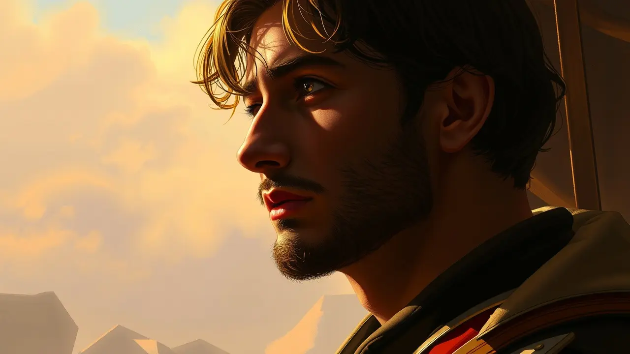 Vinícius de Oliveira pensativo