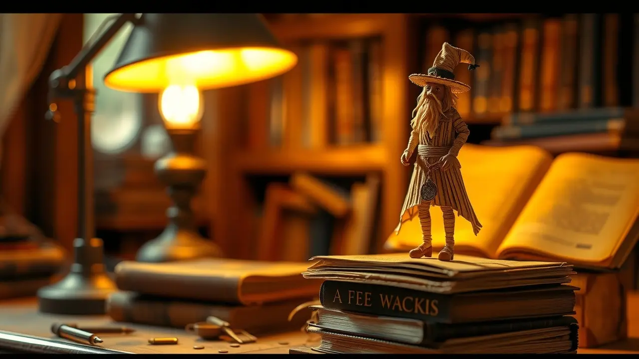 Significado de Sonhar com Visconde de Sabugosa: Desvende os Mistérios! Visconde de Sabugosa feito de sabugo de milho lendo.