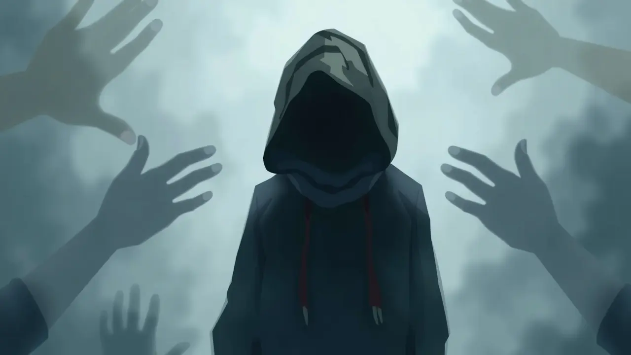 Significado de Sonhar com Vítima: Desvendando o Subconsciente Ilustração onírica de vulnerabilidade e vitimização