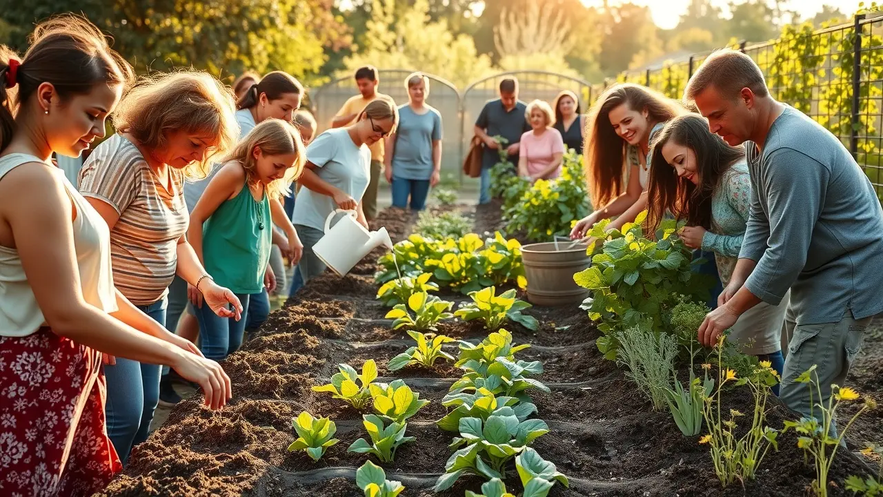 Sonhar com Voluntariado: Descubra o Significado e a Mensagem Oculta Pessoas voluntariando em um jardim comunitário