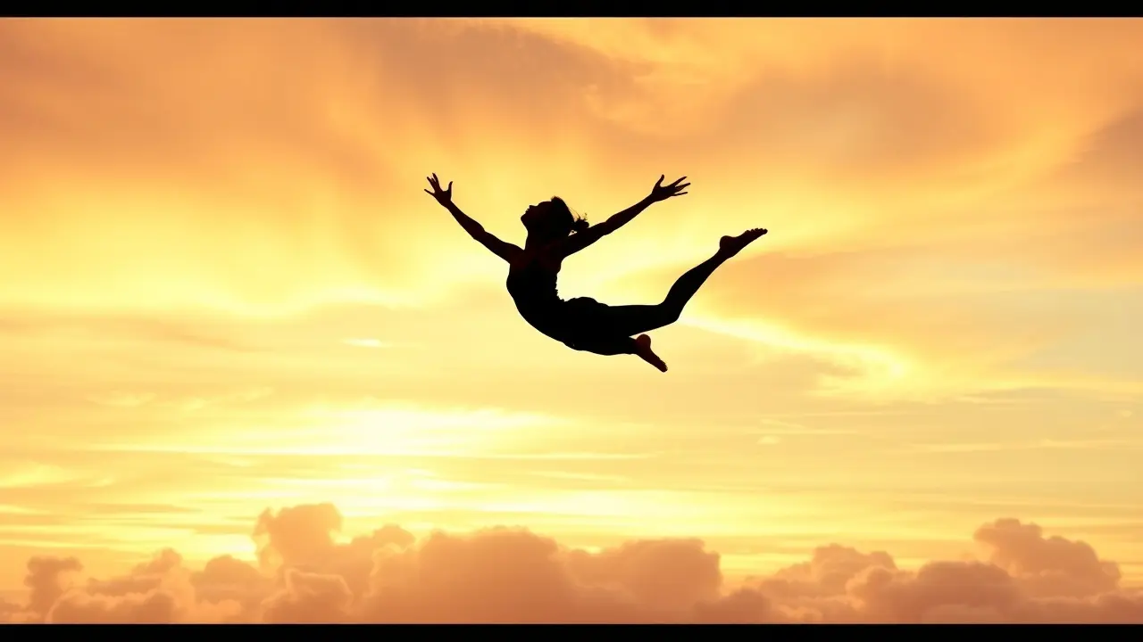 Sonhar com Voo: Descubra os Significados e Interpretações Pessoa voando livremente em céu colorido.