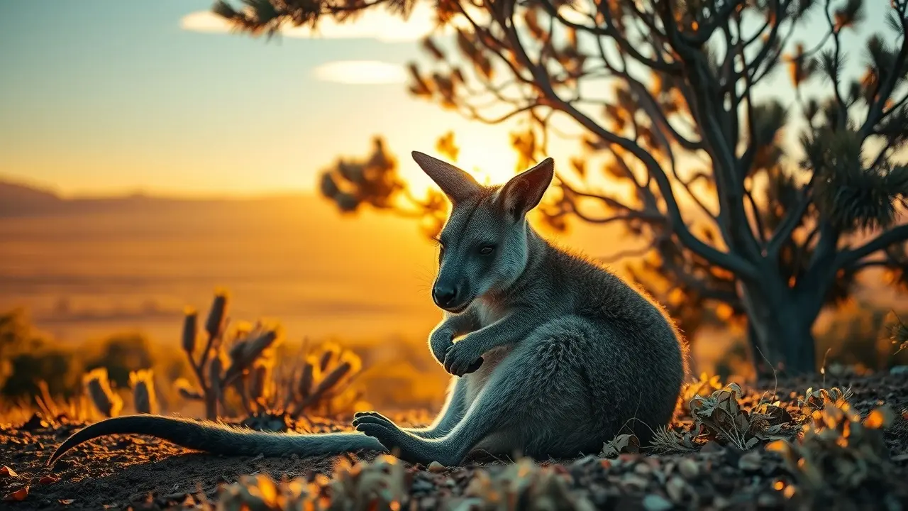 Sonhar com Wallaby: Descubra o Significado e as Interpretações Wallaby em um sonho tranquilo