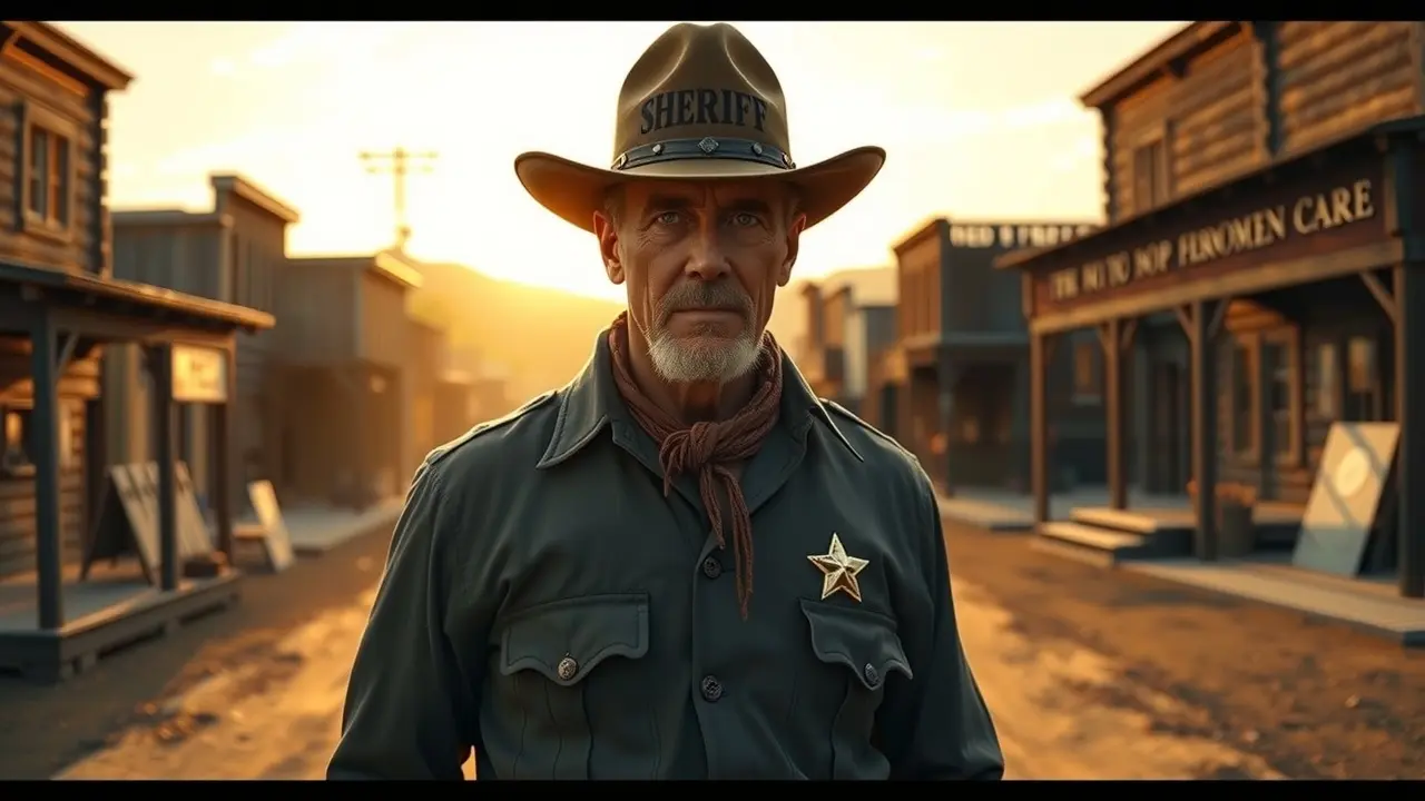 Xerife do velho oeste em sonho