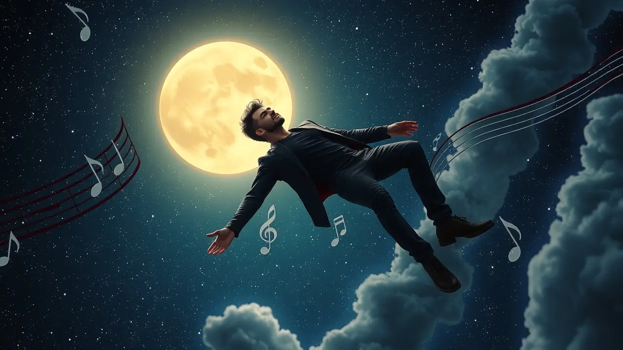 Sonho com Zayn Malik em um céu estrelado.