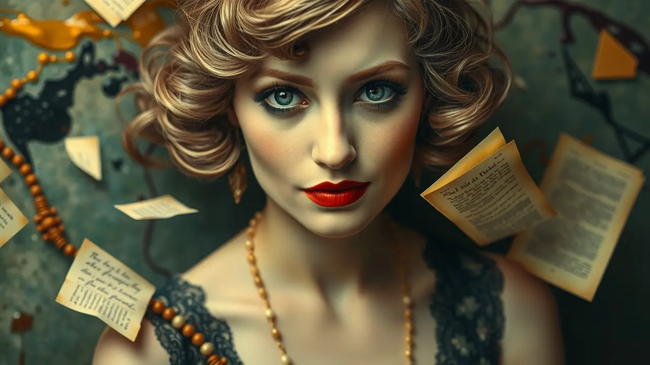 Ilustração onírica de Zelda Fitzgerald