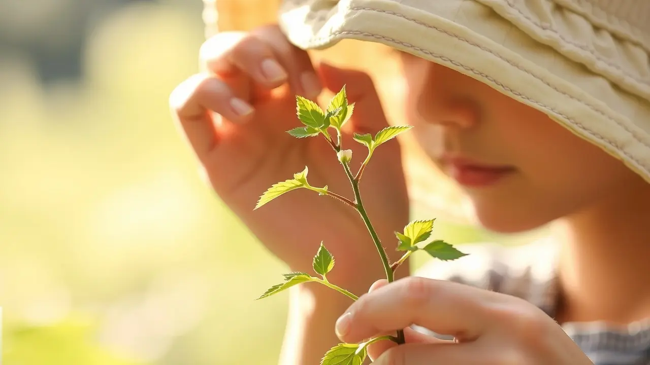 Sonhar com Zelo: Descubra os Significados e Interpretações! Pessoa protegendo planta delicada.